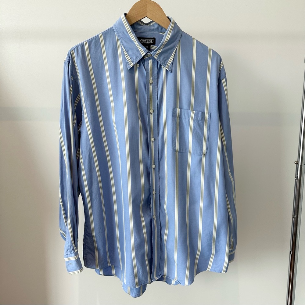 Lands' End | Men's Blue Shirt